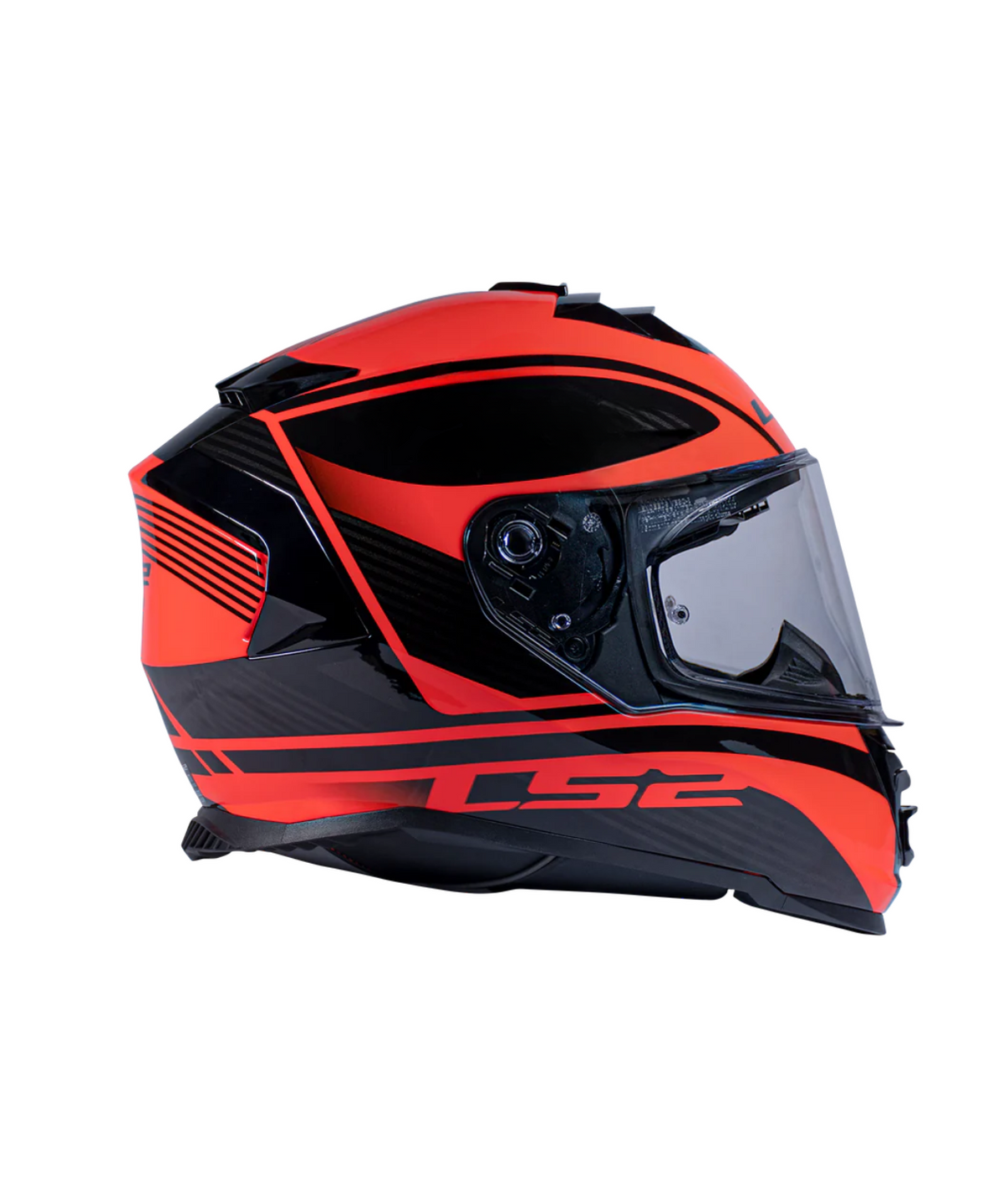 LS2 FF800 Storm II Dodger Helmet - Black Hi-Viz Orange - LS2
