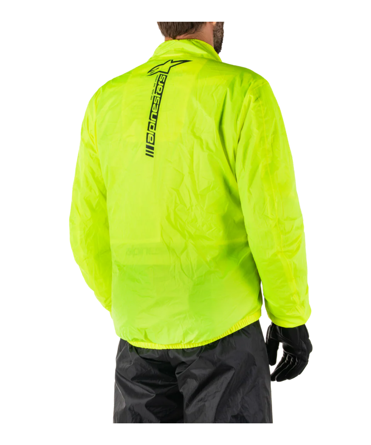 Alpinestars Hurricane V2 Rain Jacket - Yellow Fluorescent