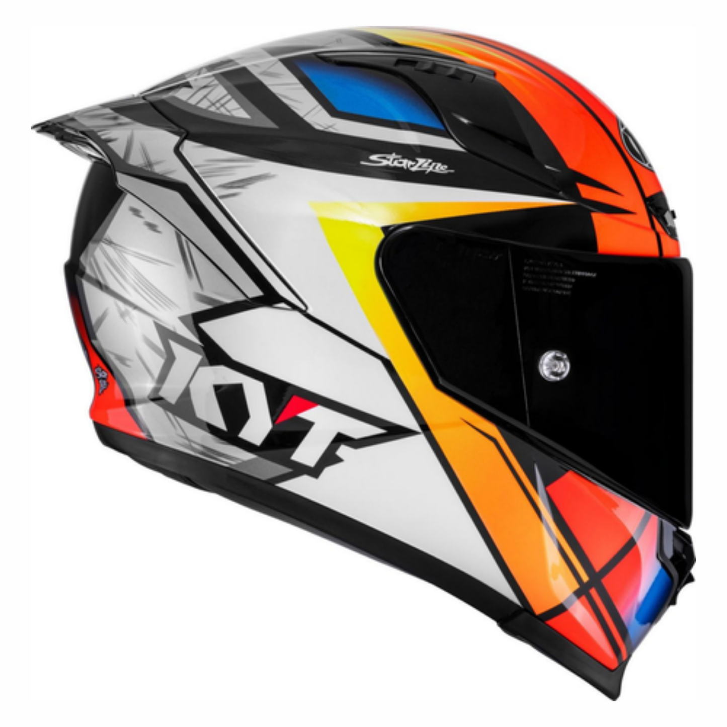 KYT Striker SV Runs Helmet - Gloss White