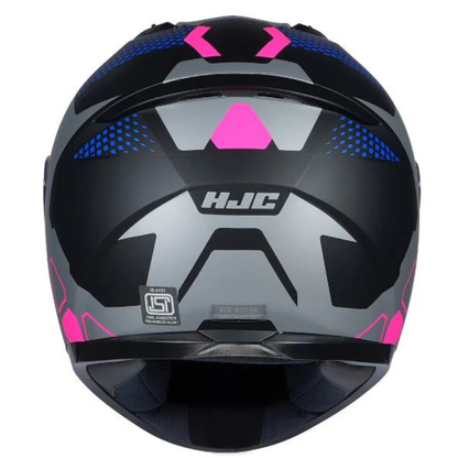 HJC C10 Aspa MC28SF Helmet - Silver Blue Pink