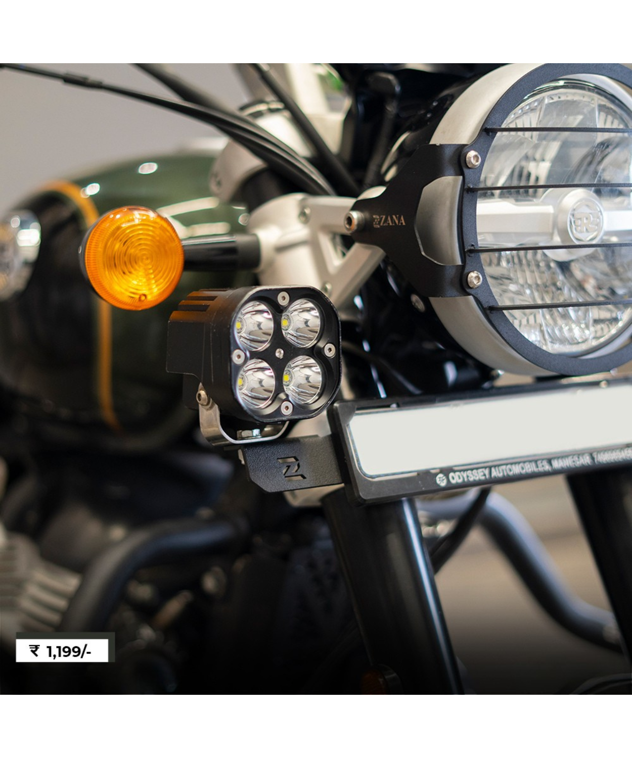 Zana Fog Light Mount for Royal Enfield Super Meteor 650 - ZI-8354