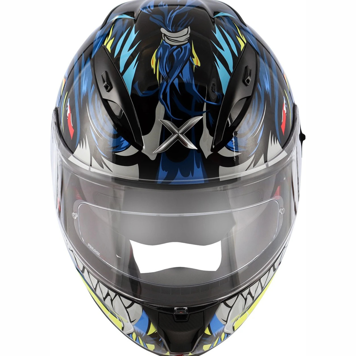 AXOR Street Okami Helmet Black Blue - AXOR