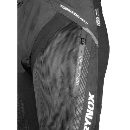Rynox Tornado Pro CE Certified Class A Riding Pant - Black