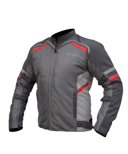 Bison ProGear Raptor V.2 Riding Jacket - Grey Red