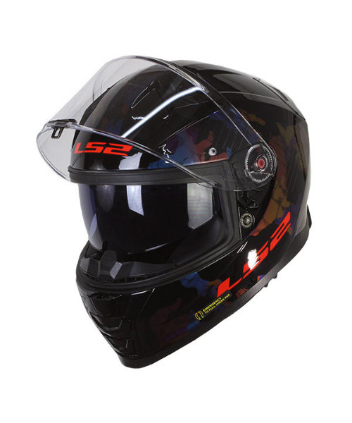 LS2 FF811 Vector II Kamo Helmet - Gloss Black Blue