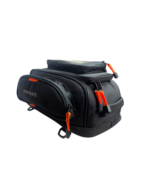 Tryka Gears Ride Mate 2.0 (25 Ltrs) Tank Bag - Black Orange