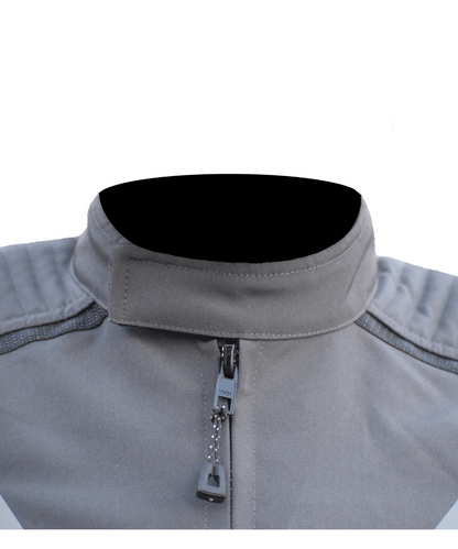 Bison ProGear Avatar V.2 Riding Jacket - Grey Hi-Viz Green