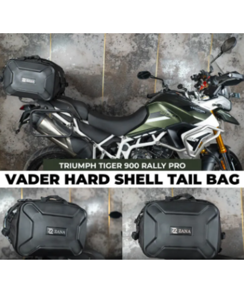 Zana Vader Hard Shell Tail Bag 65 litre with Free 2 Waterproof Storage Bag and 1 Bungee Cord - ZI-BG-001