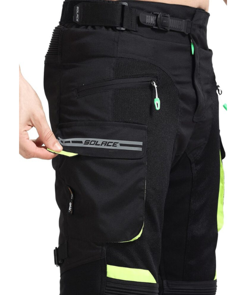 Solace Coolpro V3T Mesh Pant - Black Neon