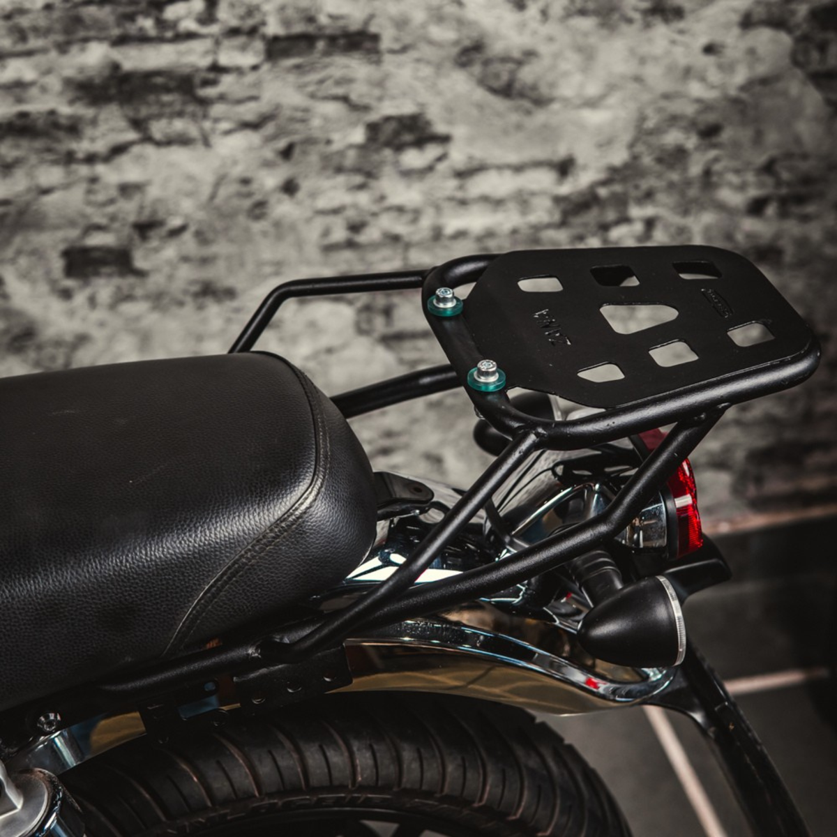Zana Honda CB 350 / H’Ness Top Rack With Plate New W1 Split Seat / Single Seat Version 2 - ZI-8130B - Zana