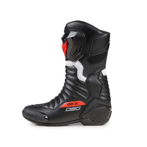 DSG GP X Riding Boots - Black Red
