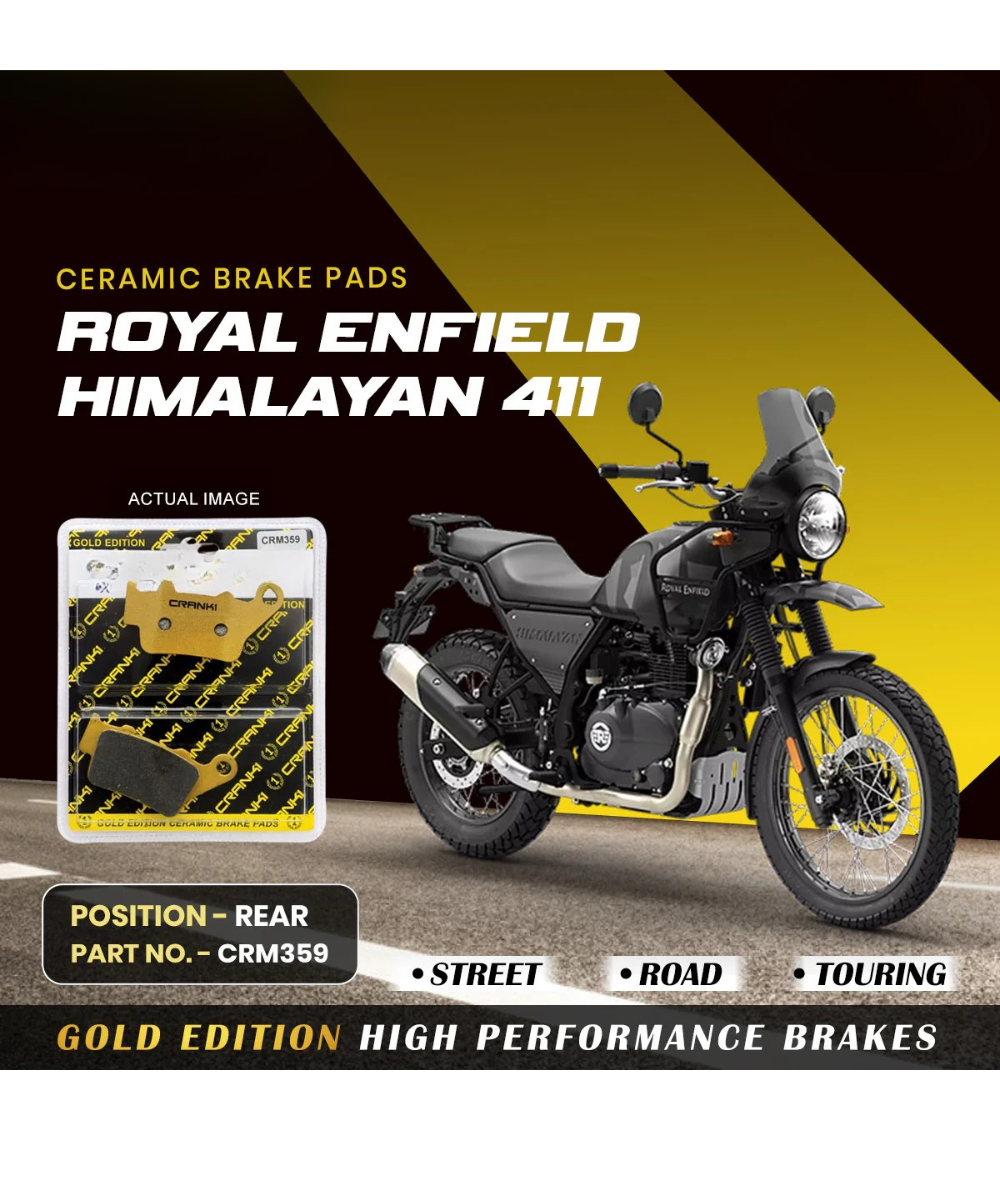 Crank1 Royal Enfield Himalayan 411 Ceramic Brake Pads