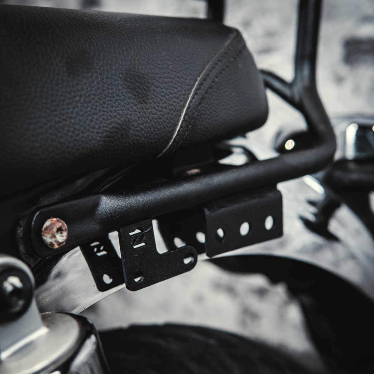 Zana Honda CB 350 Backrest Hex Cushion - Black - ZI-8635 - Zana