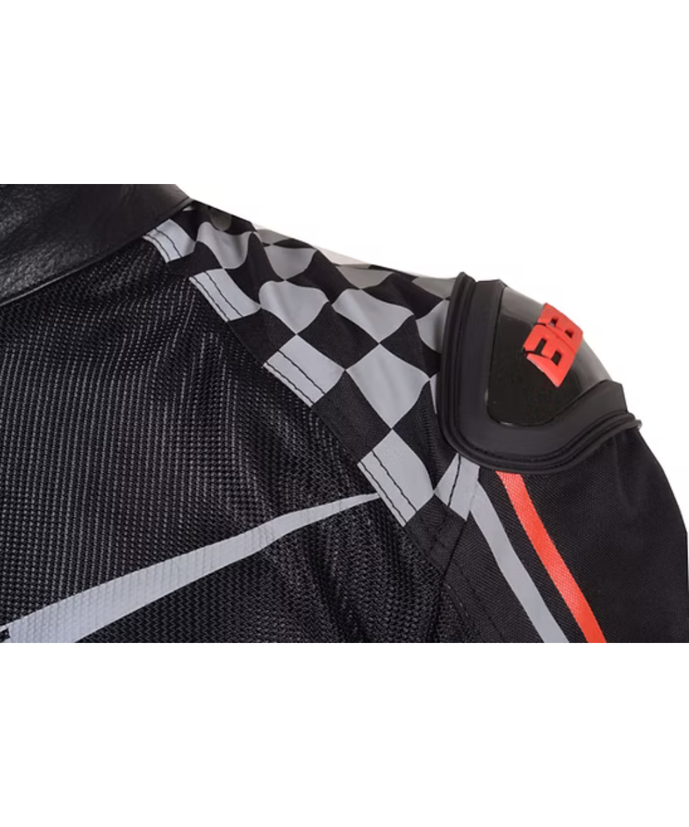 BBG Grand Prix Riding Jacket with Chest Guard - Red