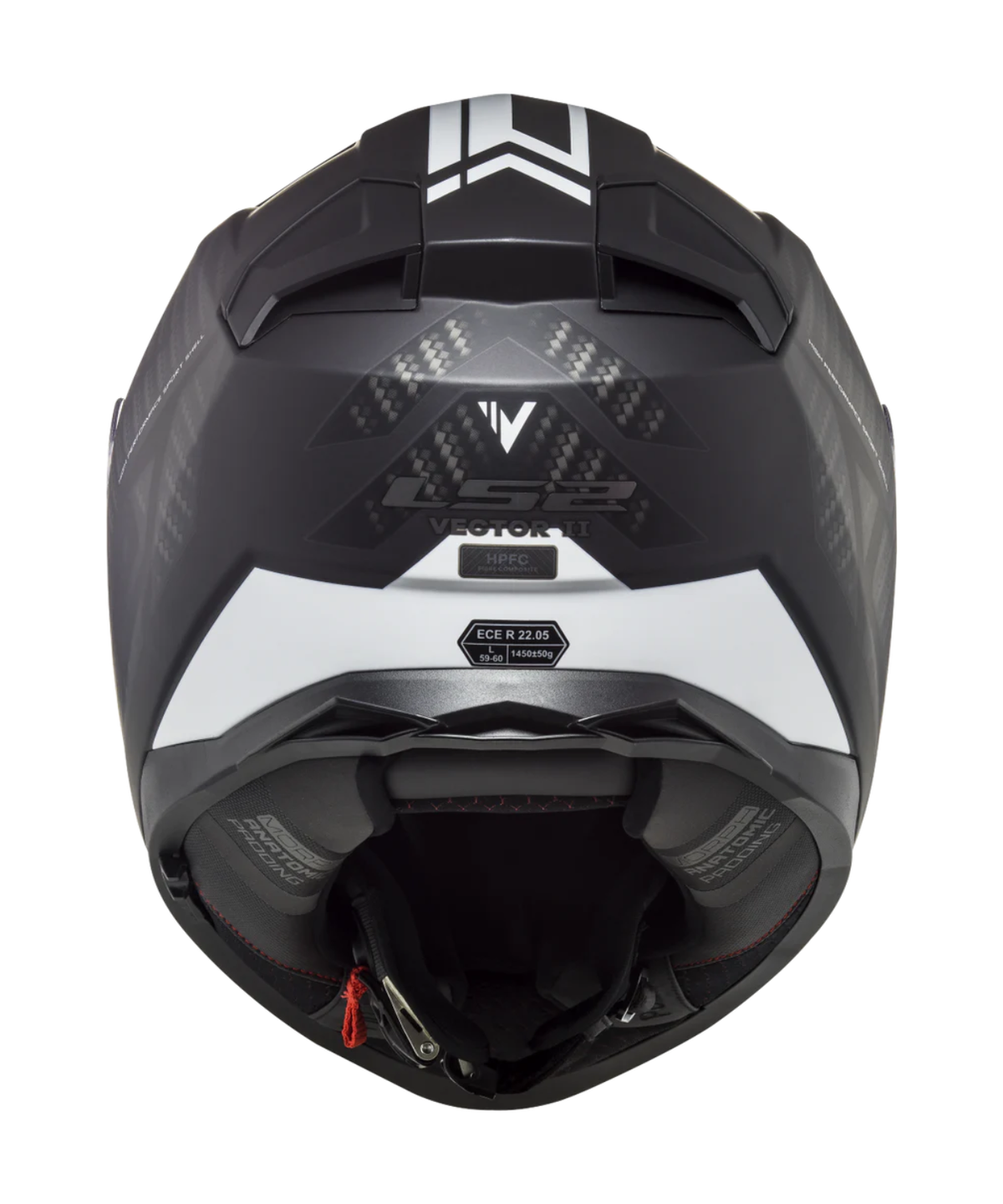 LS2 FF811 Vector II Splitter Helmet - Matt Black White - LS2