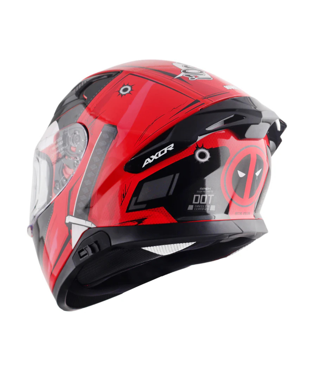 deadpool motorcycle helmet Buy Axor Apex Marvel Deadpool Helmet