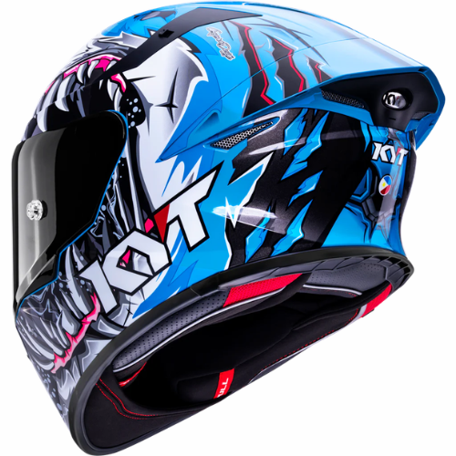 KYT TT-Revo Megalodon Helmet - Gloss Blue