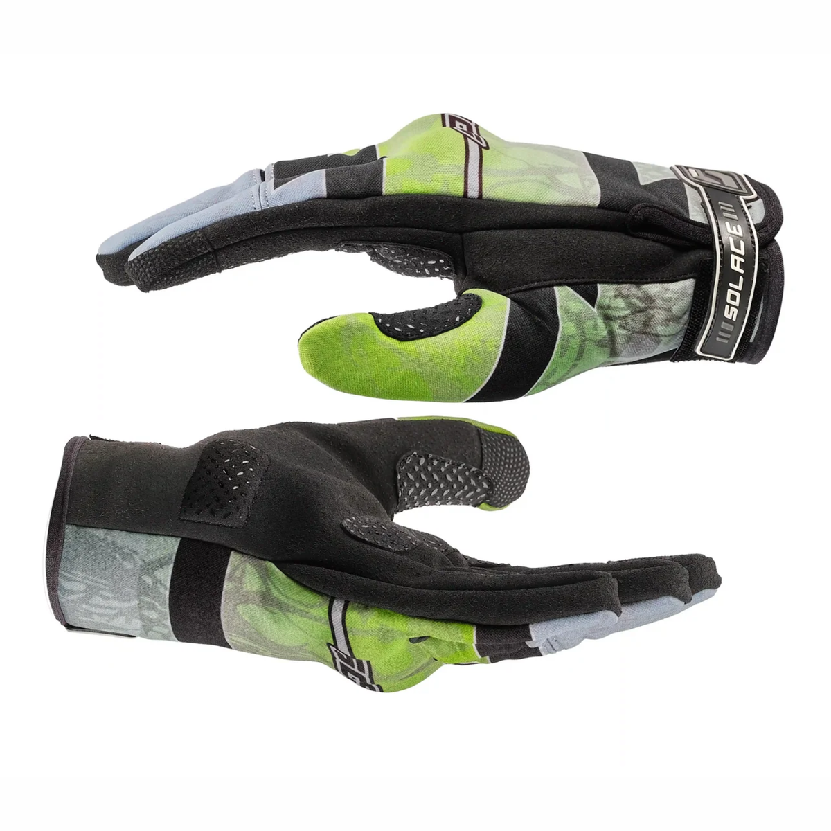 Solace Octane Off Road Gloves - Grey Green