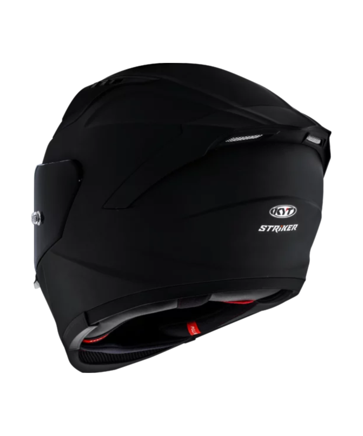 KYT Striker 2V Plain Full Face Helmet - Matt Black