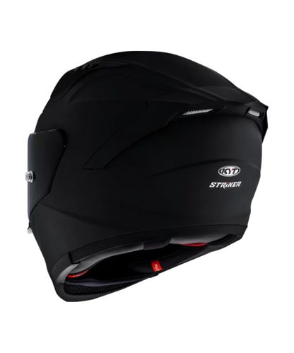 KYT Striker 2V Plain Full Face Helmet - Matt Black