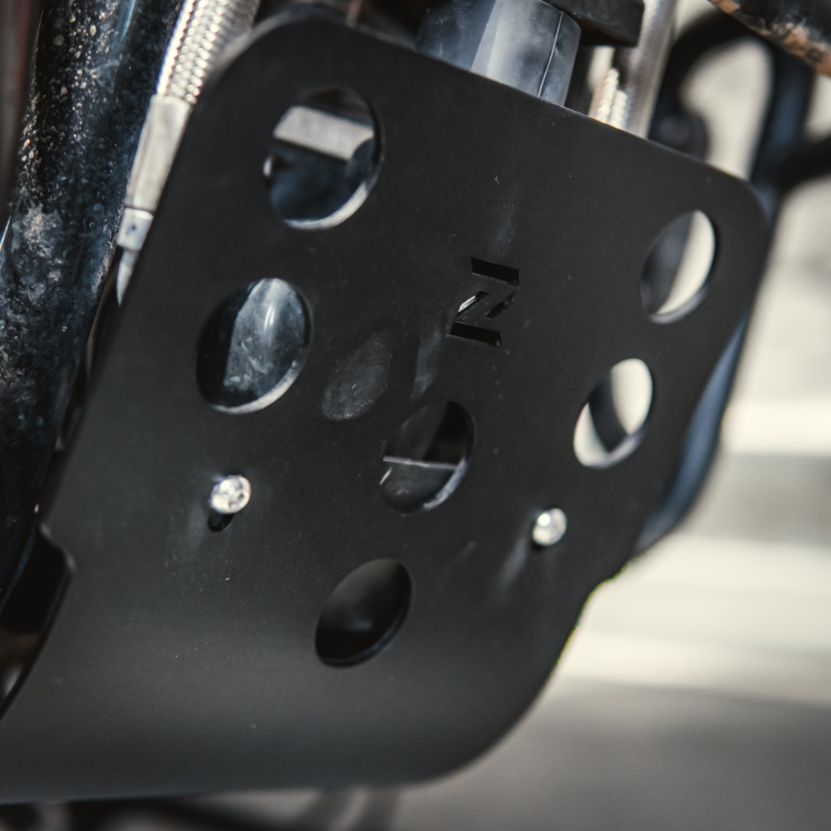 Zana Royal Enfield Bear 650 Aluminum Bash Plate - Black - ZI-8545 - Zana