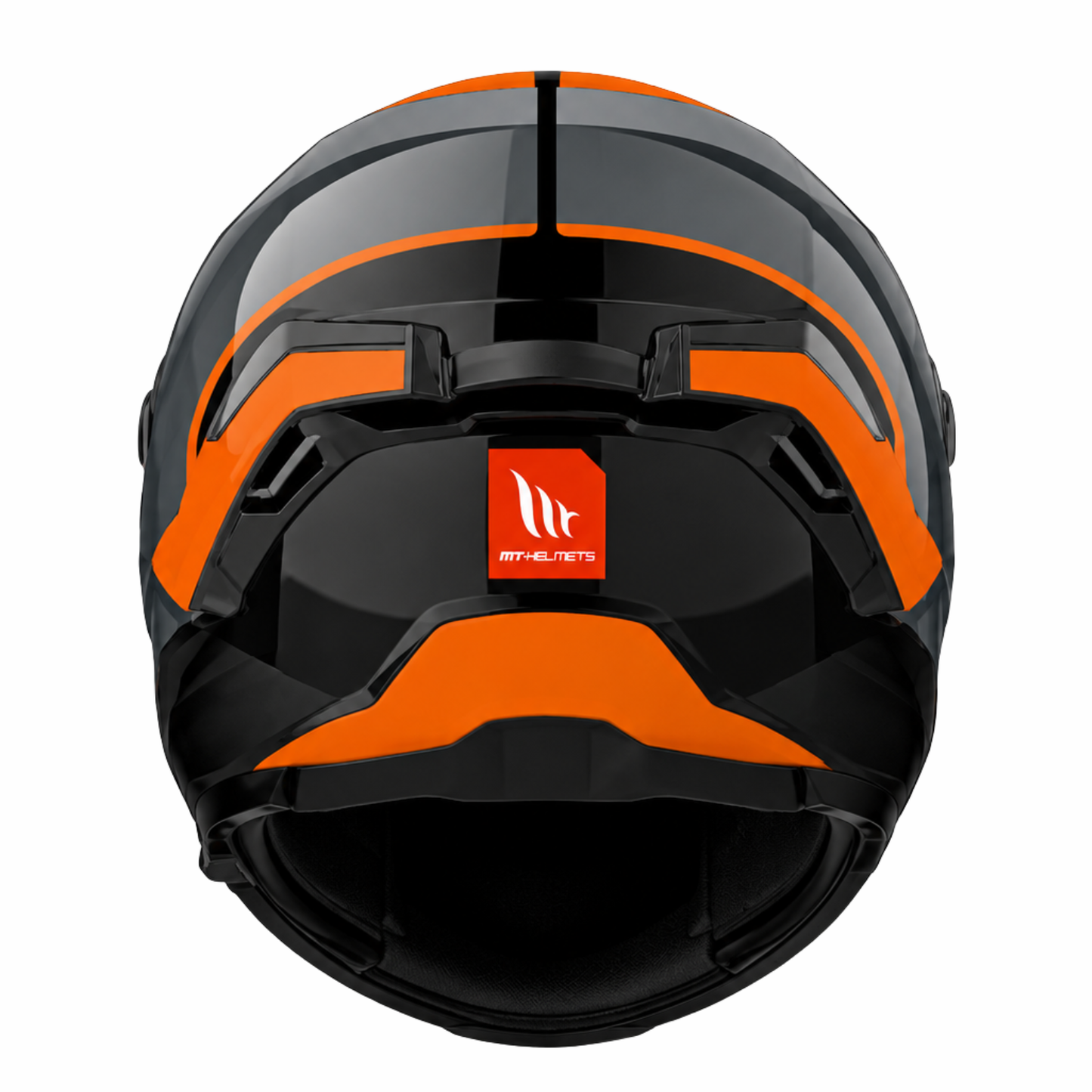 MT Thunder 4 SV R25 B4 Helmet - Gloss Black Orange Grey