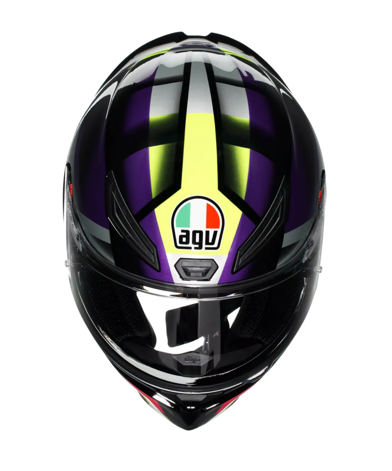 AGV K1 S Fastlap Helmet - Gloss Black Purple Pink
