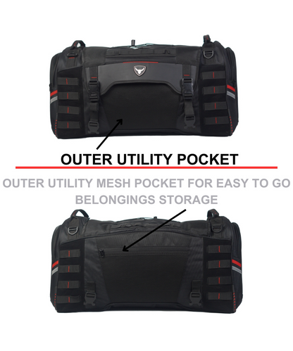 Bison ProGear Camper 50L Tail Bag - Black