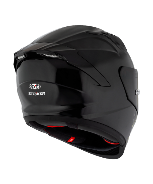 KYT Striker Plain Helmet - Gloss Black