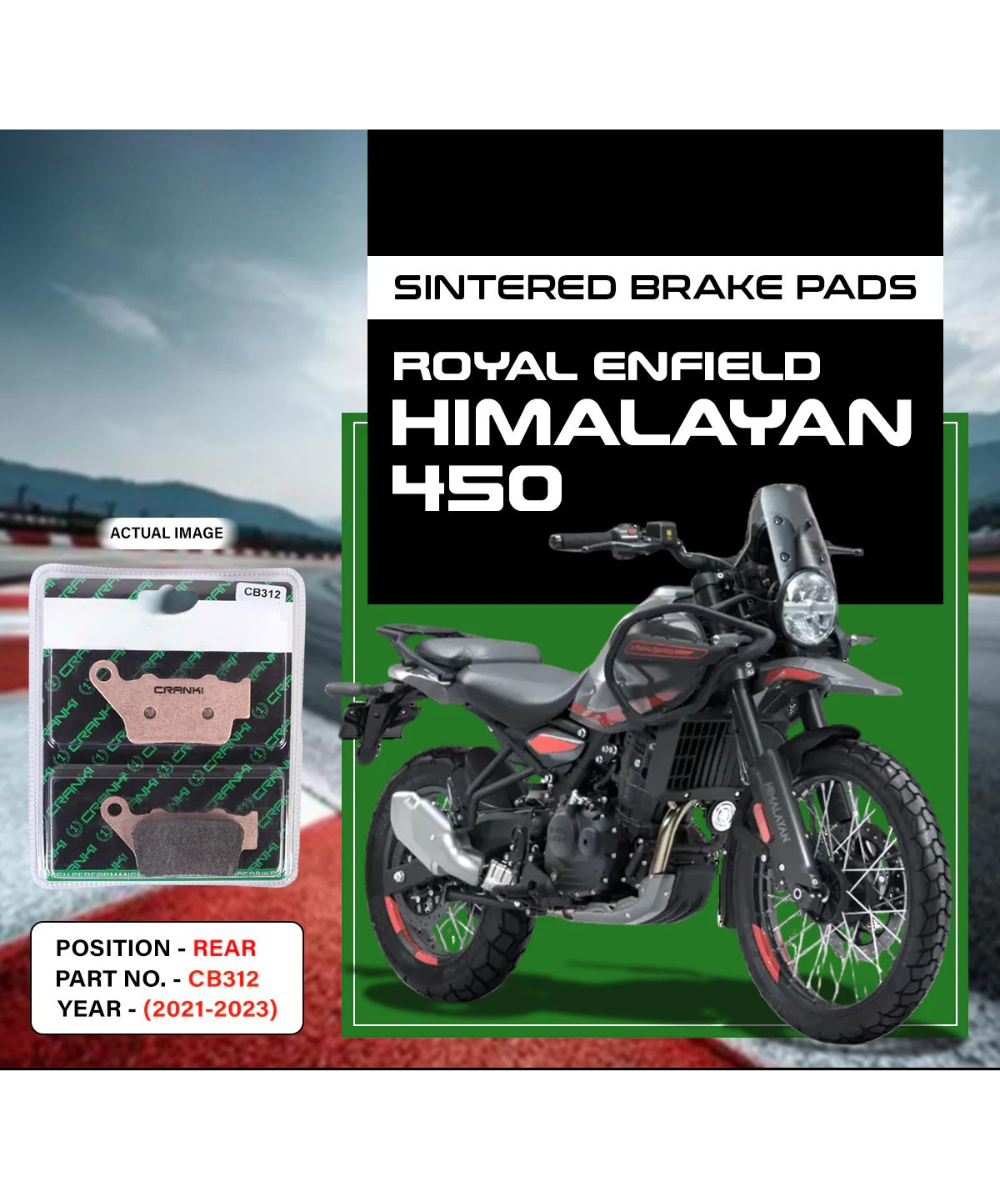 Crank1 Royal Enfield Himalayan 450 (2021-2023) Sintered Brake Pads