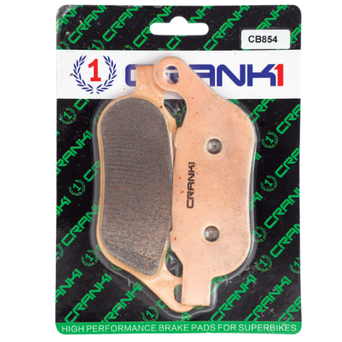 Crank1 Fully Sintered H2 Series Brake Pads for Harley Davidson Heritage Softail Classic