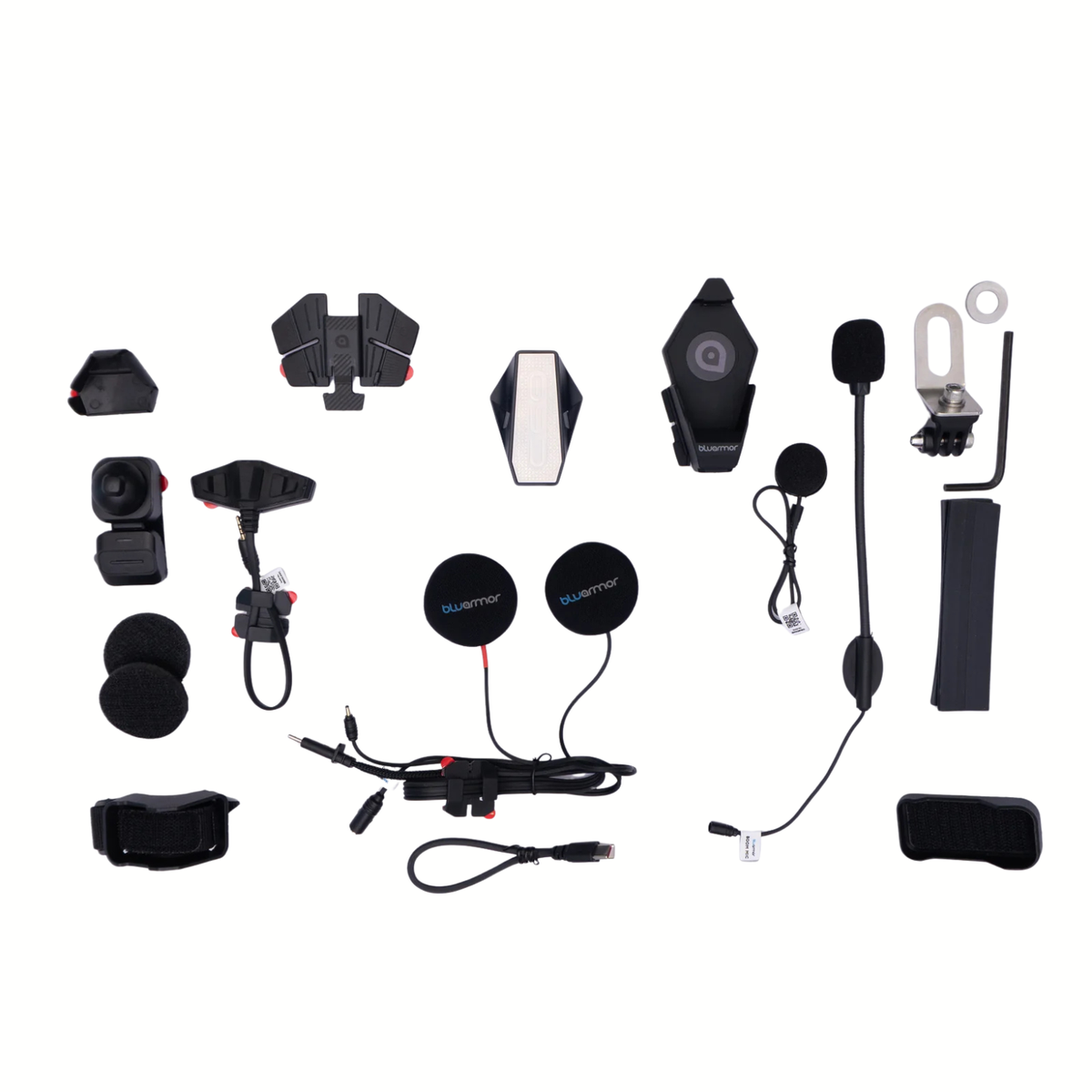 Bluarmor C60 Plus Helmet Communication Device - Intercom and Bluetooth
