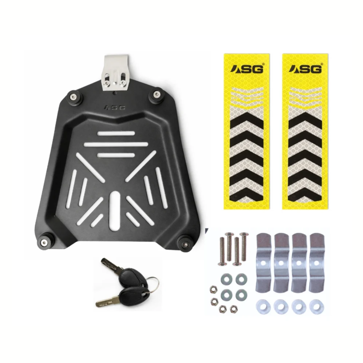 ASG AG-55L Aluminum Top Box - Silver