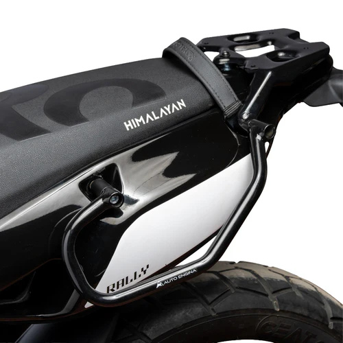 Auto Engina Rally Saddle Stay + Rally Top Rack for Royal Enfield Himalayan 450 - Black