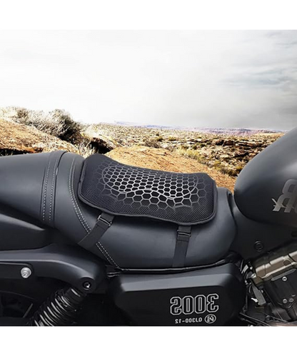 Moto Arch Breathable Honeycomb Seat Cushion for Pillion