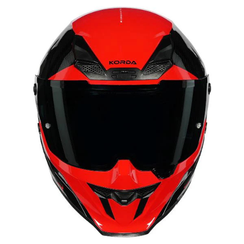 Korda Icon NYX Helmet - Gloss Black Red