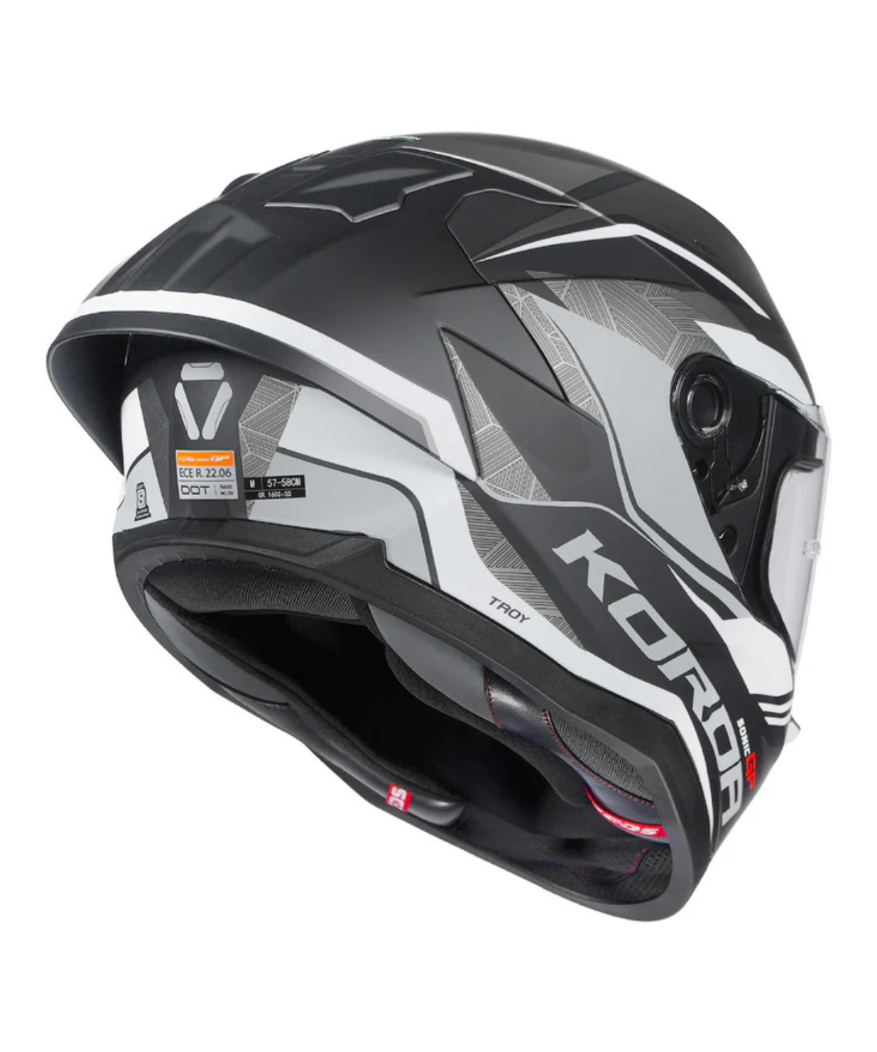 Korda Sonic GP Troy Helmet - Matt Grey