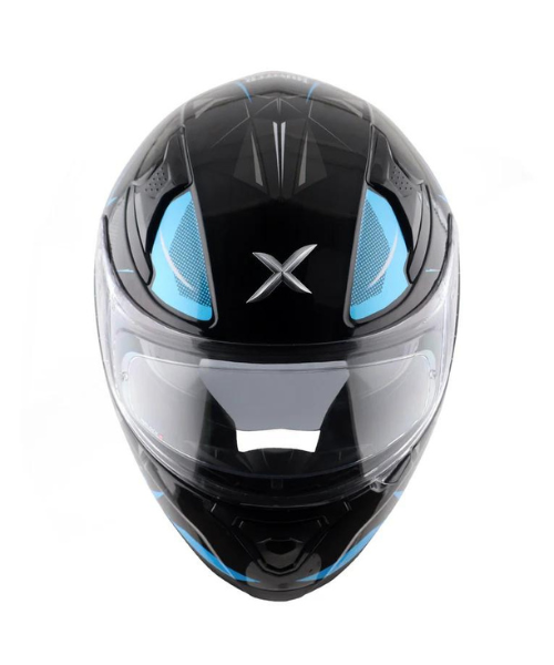 Axor Apex Hunter Helmet- Gloss Black Neon Blue