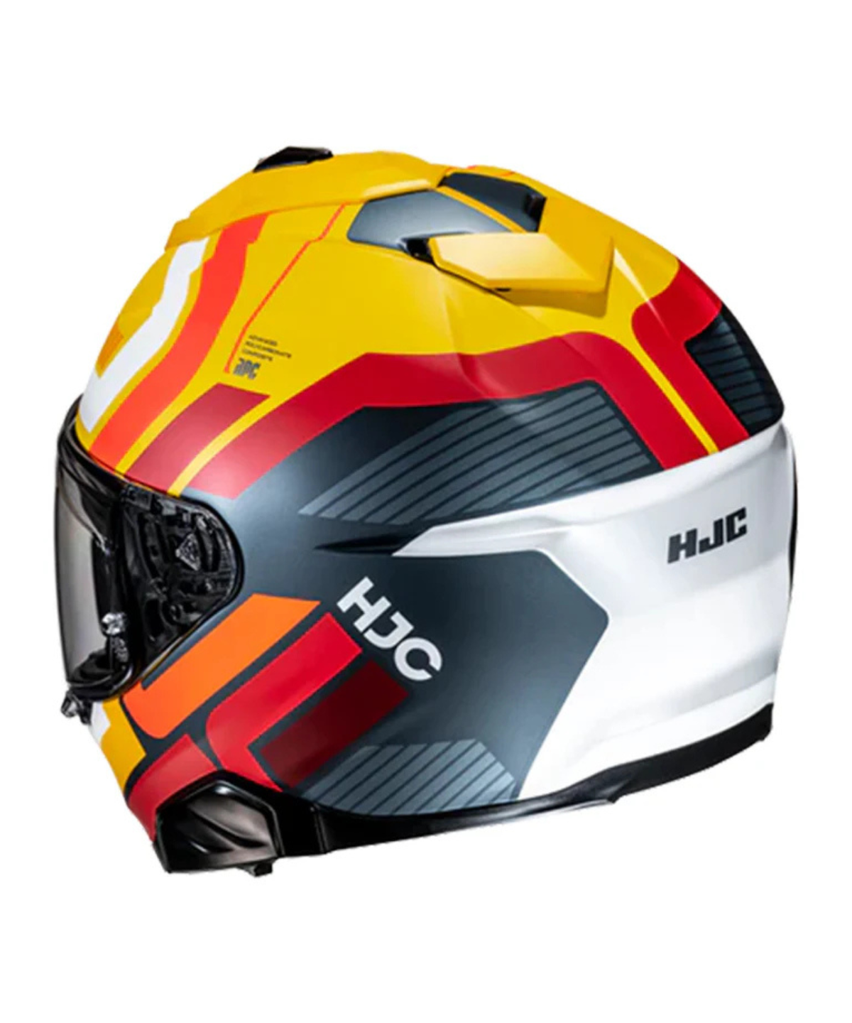 HJC I71 Viz MC3SF Helmet - Yellow Red - HJC