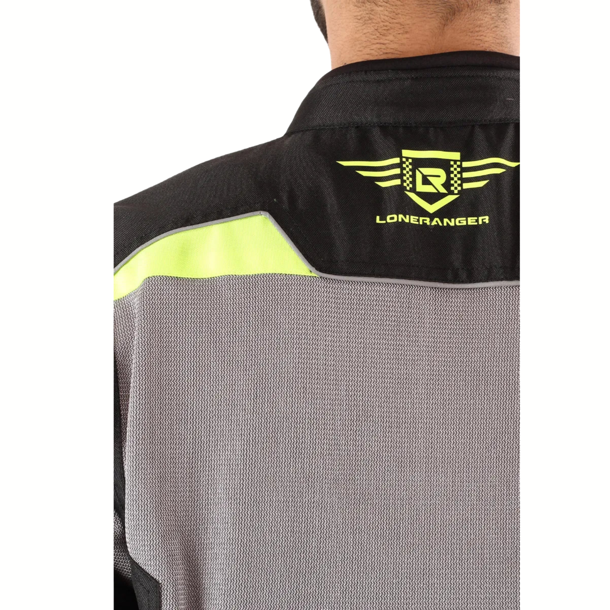 Lone Ranger Addon Pro Max Riding Jacket - Black Neon Green