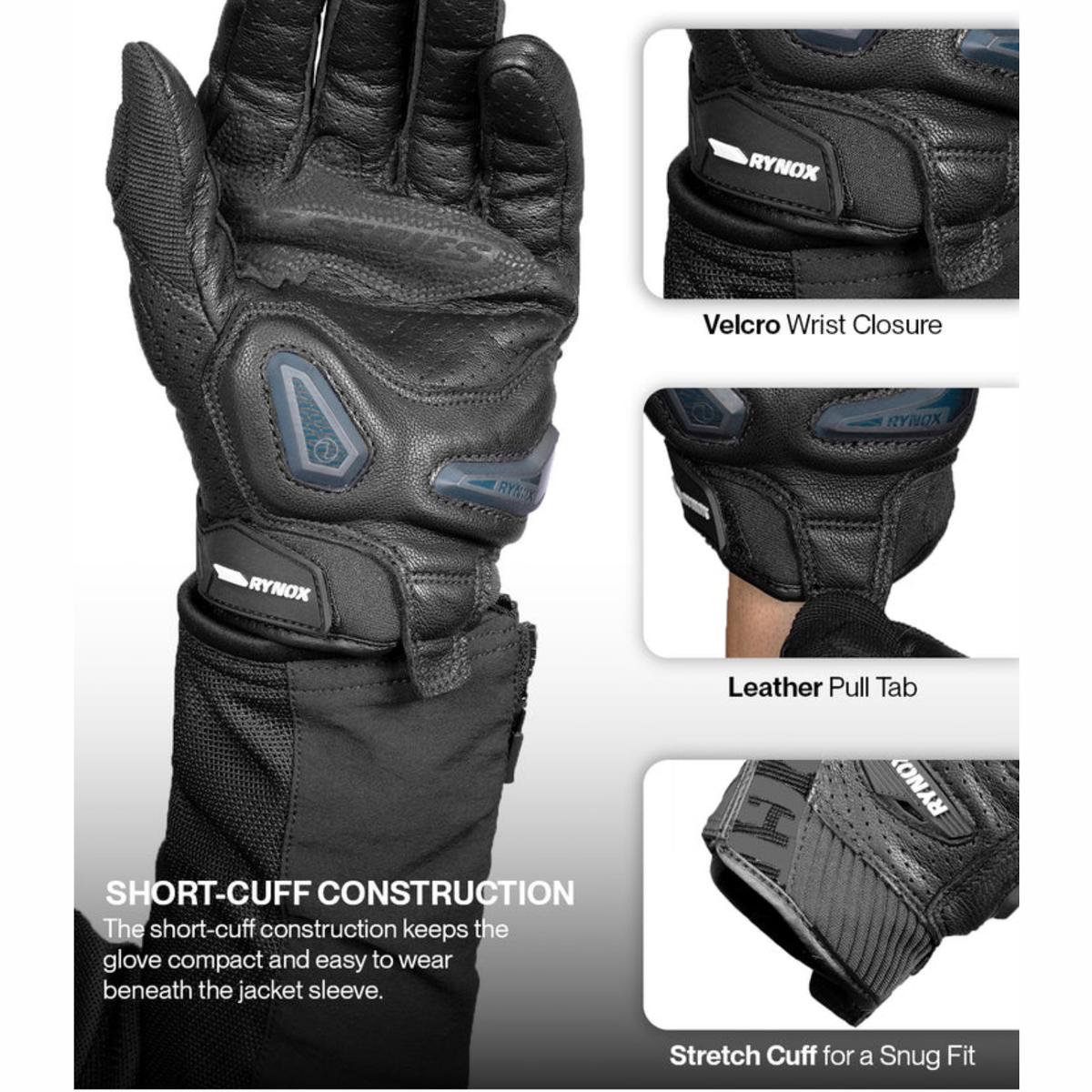 Rynox Air GT 2 Gloves - Black