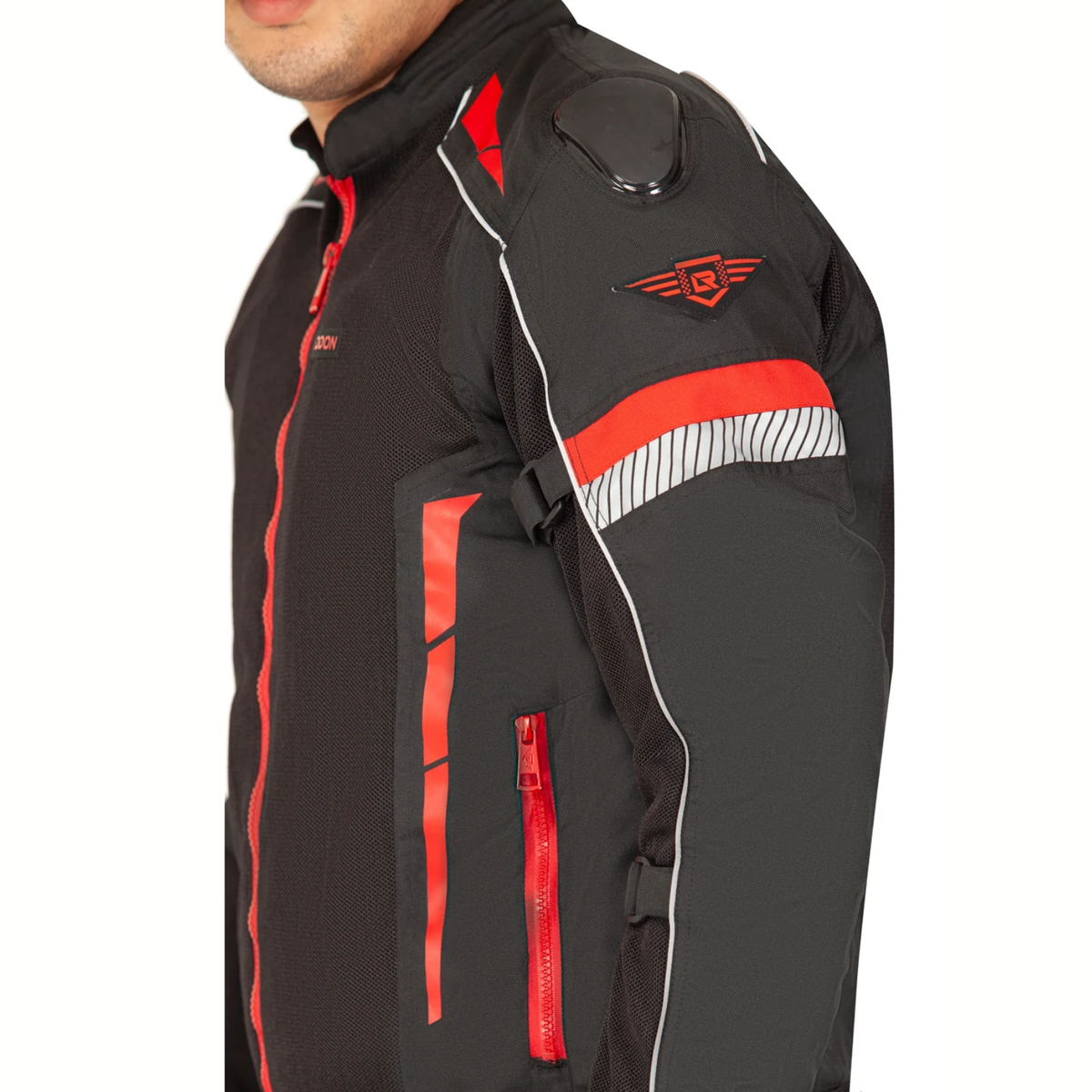Lone Ranger Addon Pro Riding Jacket - Black Red