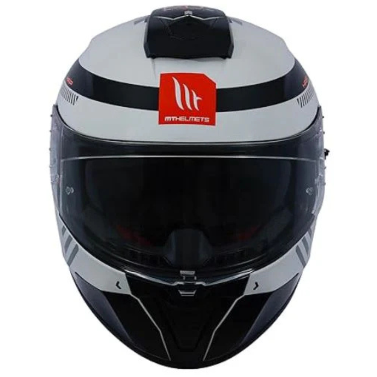 MT Blade 2 SV Vitality A4 Helmet - Gloss White Black Orange - MT Helmets