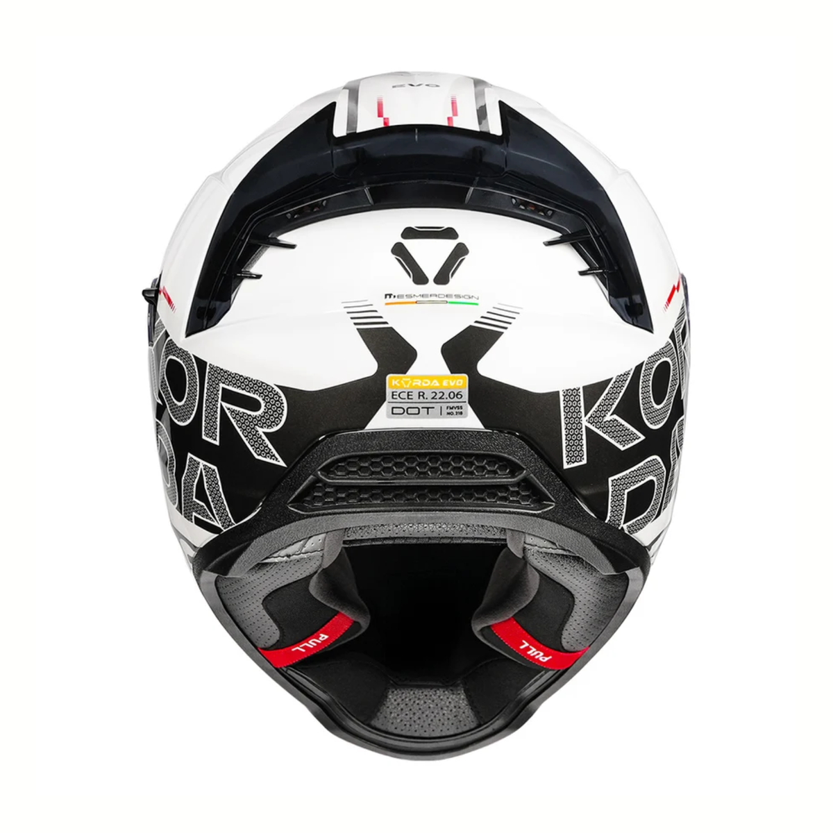 Korda EVO Styx Helmet - Gloss White Grey