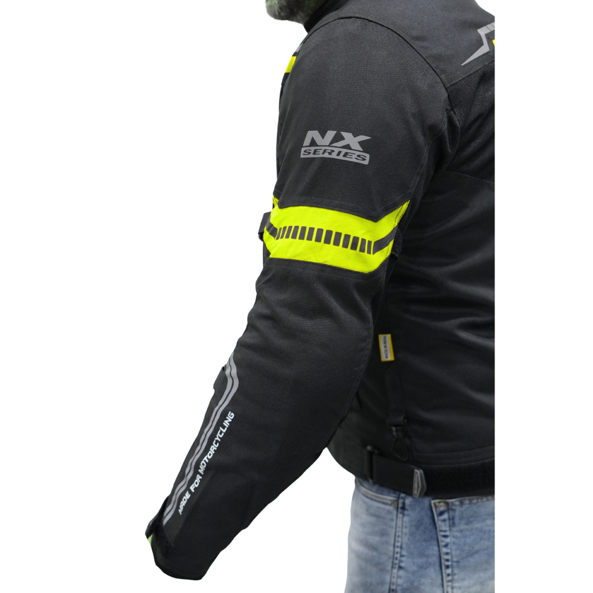 Bison ProGear Clavis Riding Jacket - Black Neon