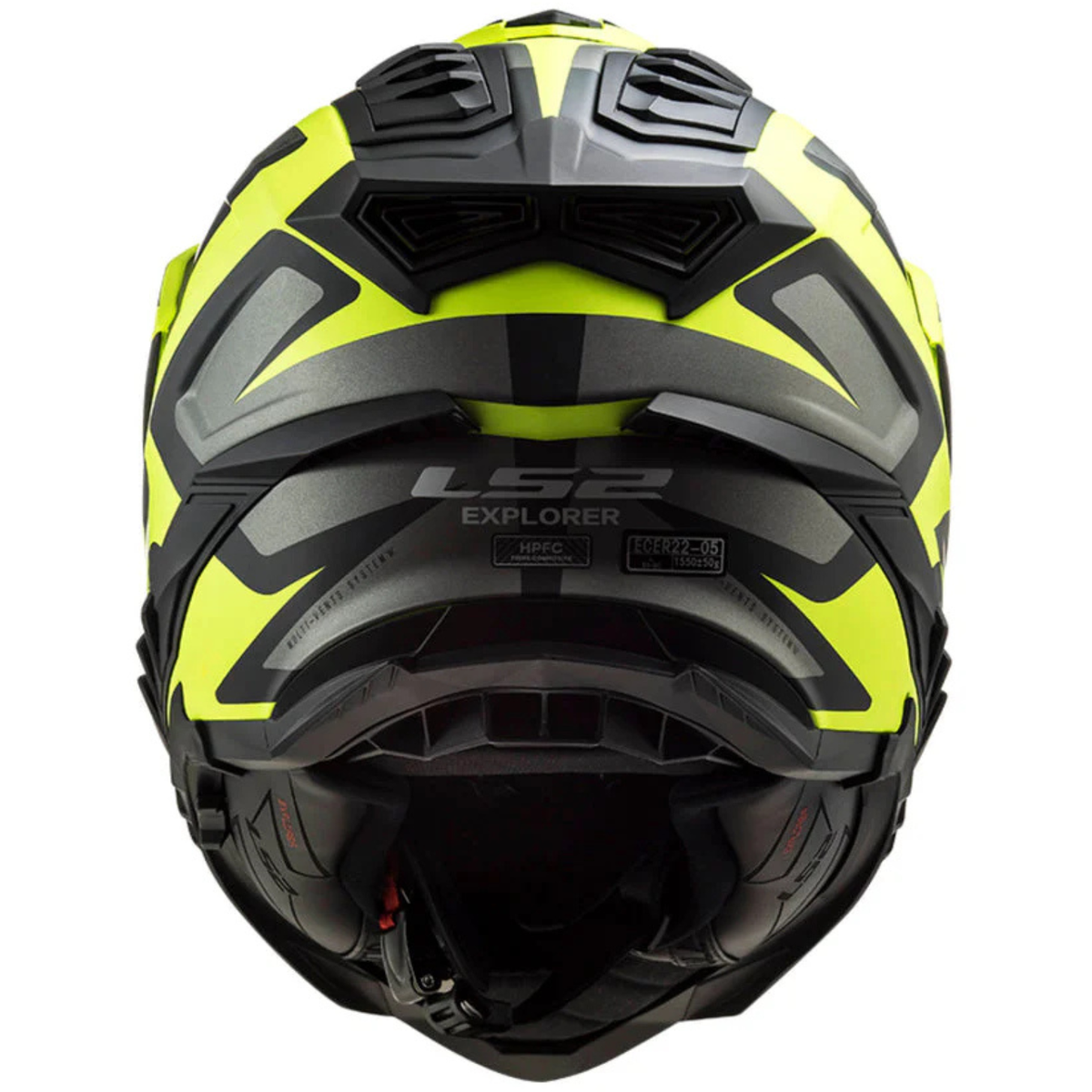 LS2 MX701 Explorer Alter Helmet - Matt Black Yellow - LS2