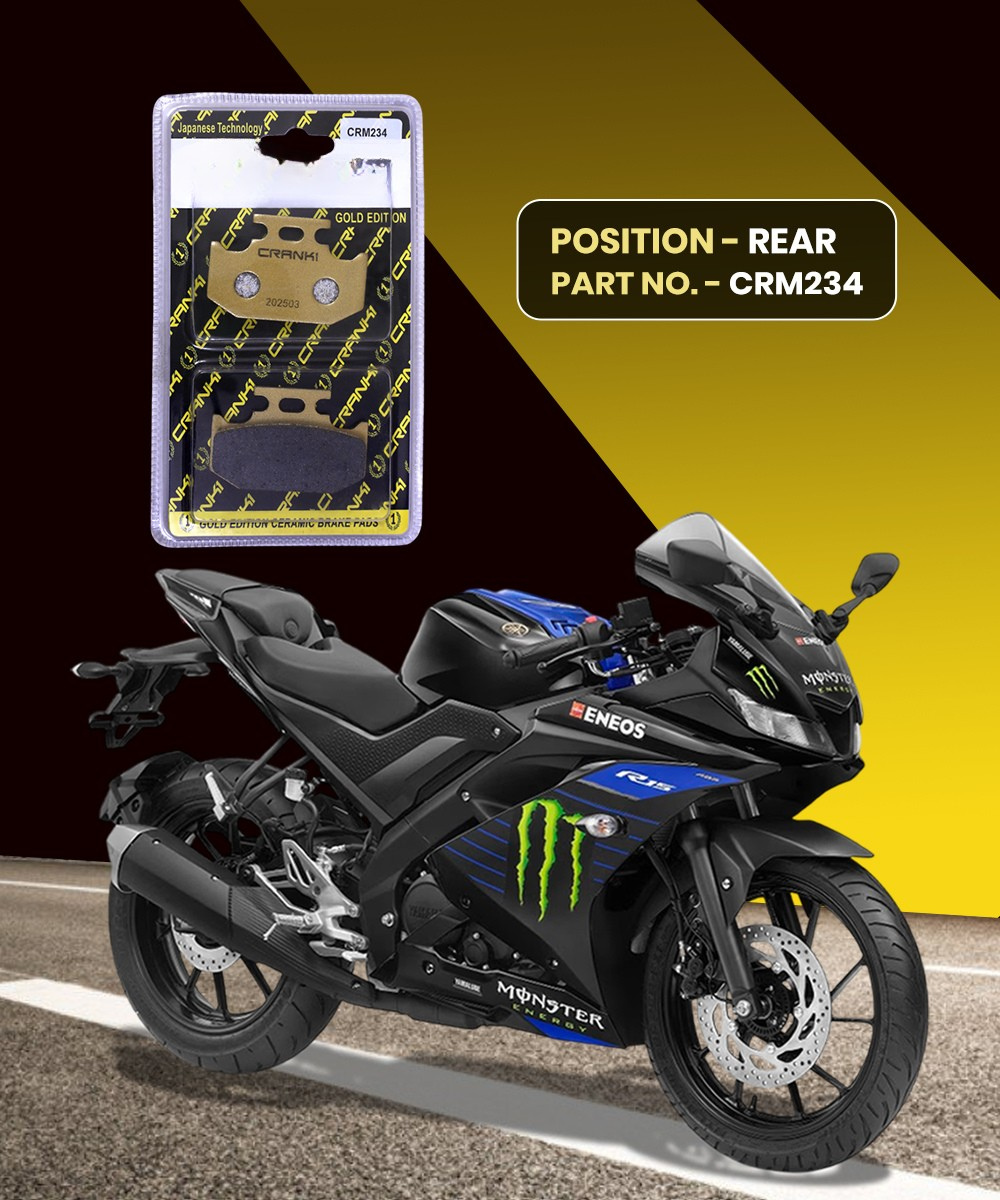 Crank1 Yamaha R15 V3 Ceramic Brake Pads