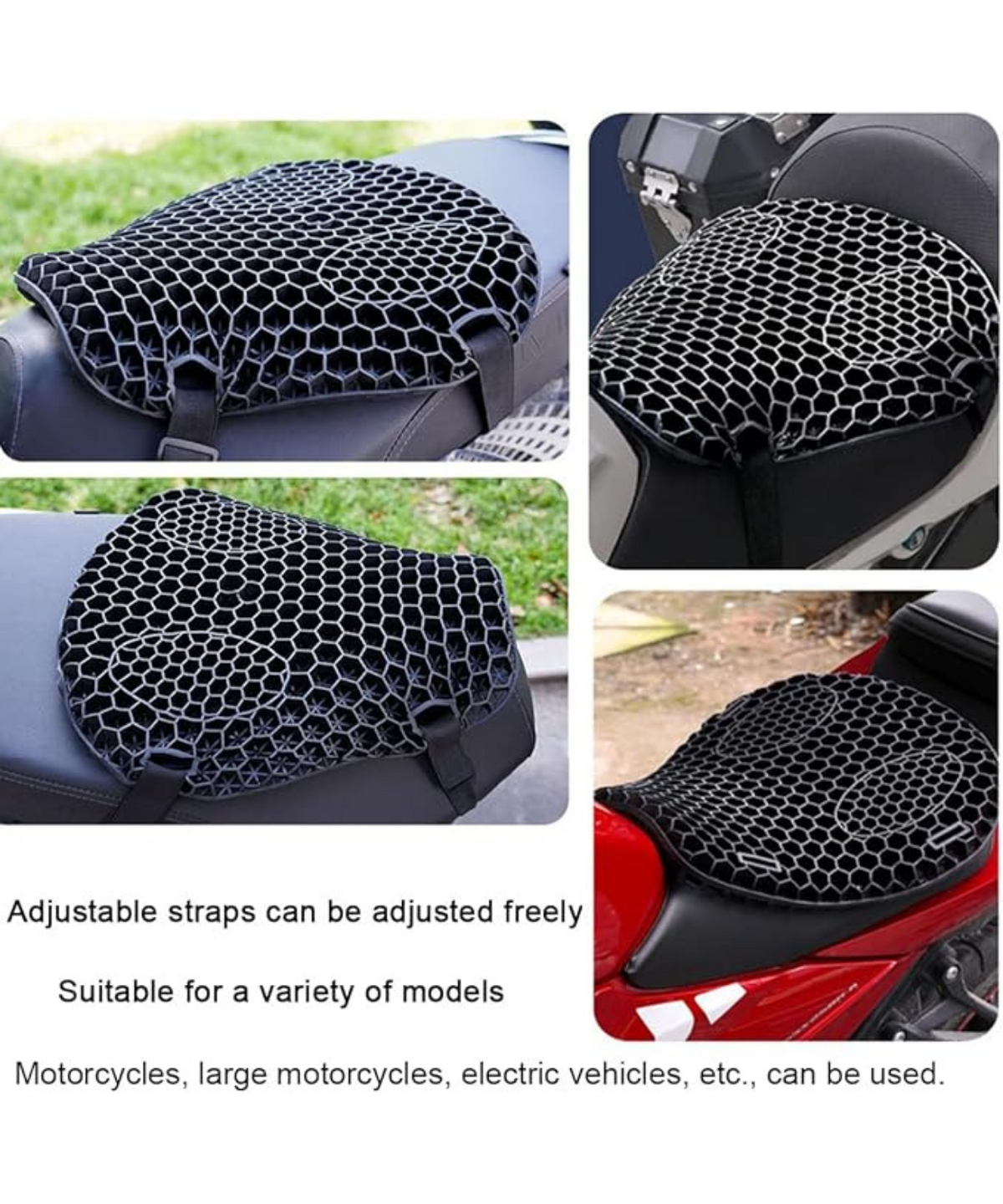 Moto Arch Breathable Honeycomb seat Cushion Beta - Bikester Global