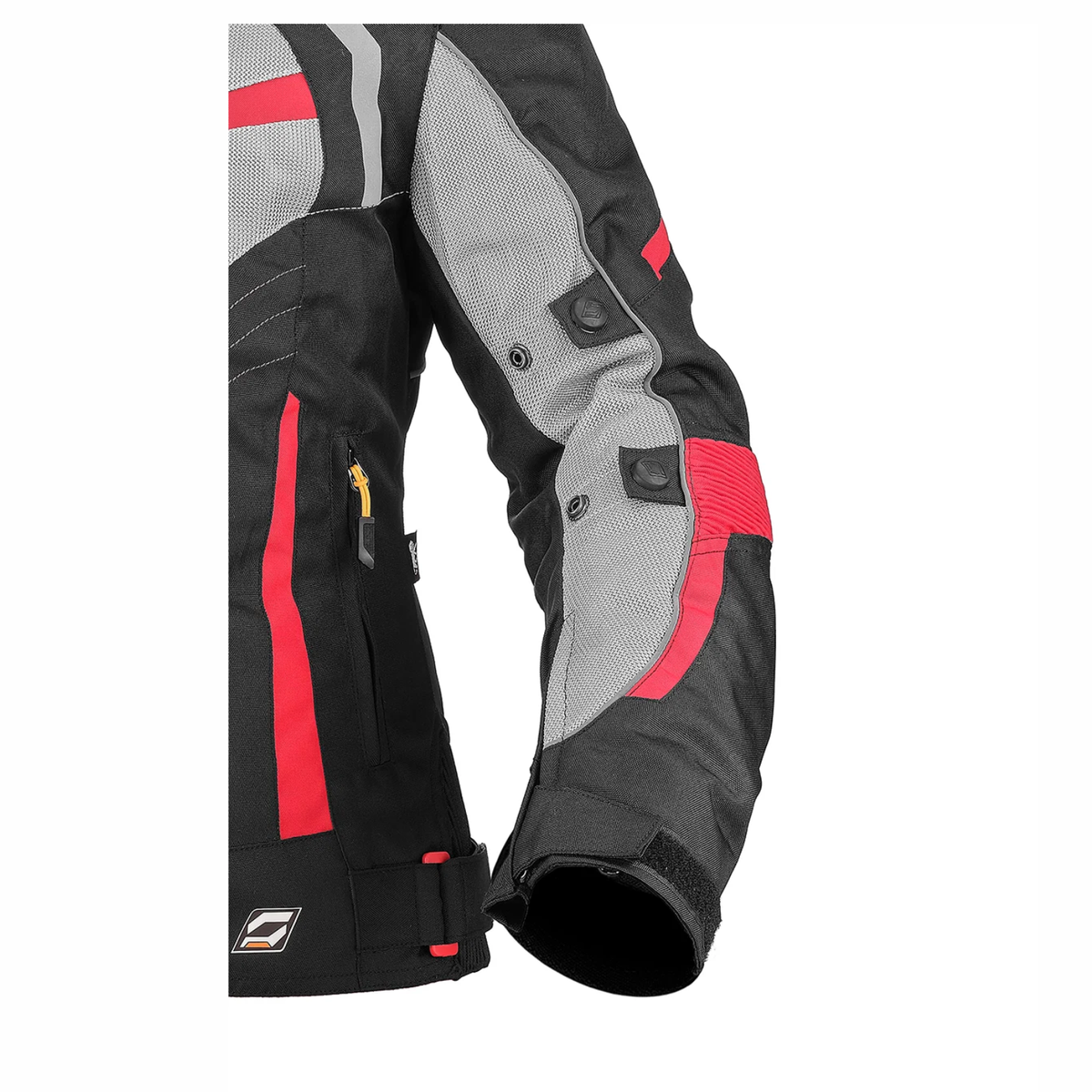 Solace Asmi V3.0 Women's Riding Jacket - Black Grey Red