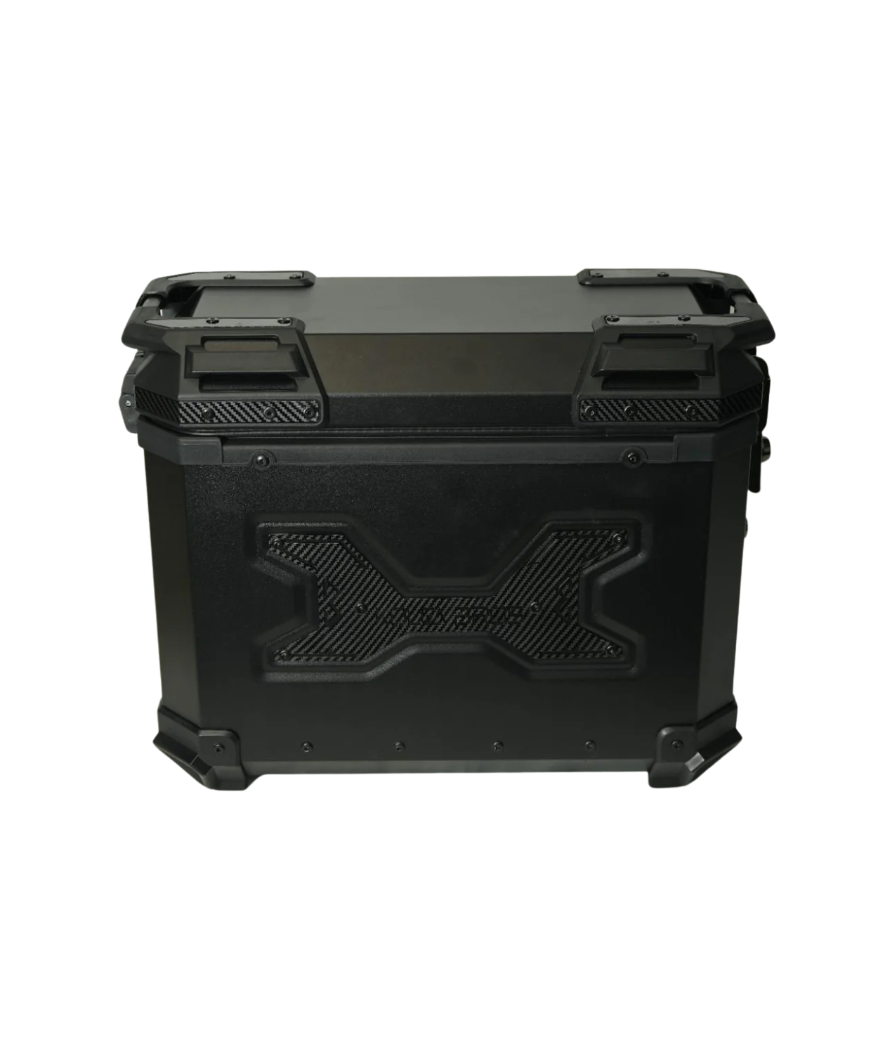 Kolga Bros Carbon Moto Alluminium Panniers 76L - Black